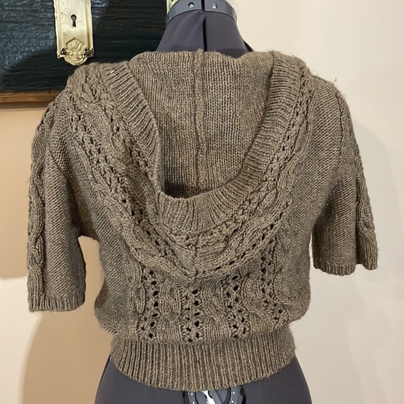 2/$25 Aeropostale Knit Cardigan with Hood Size Large - Picture 13 of 16